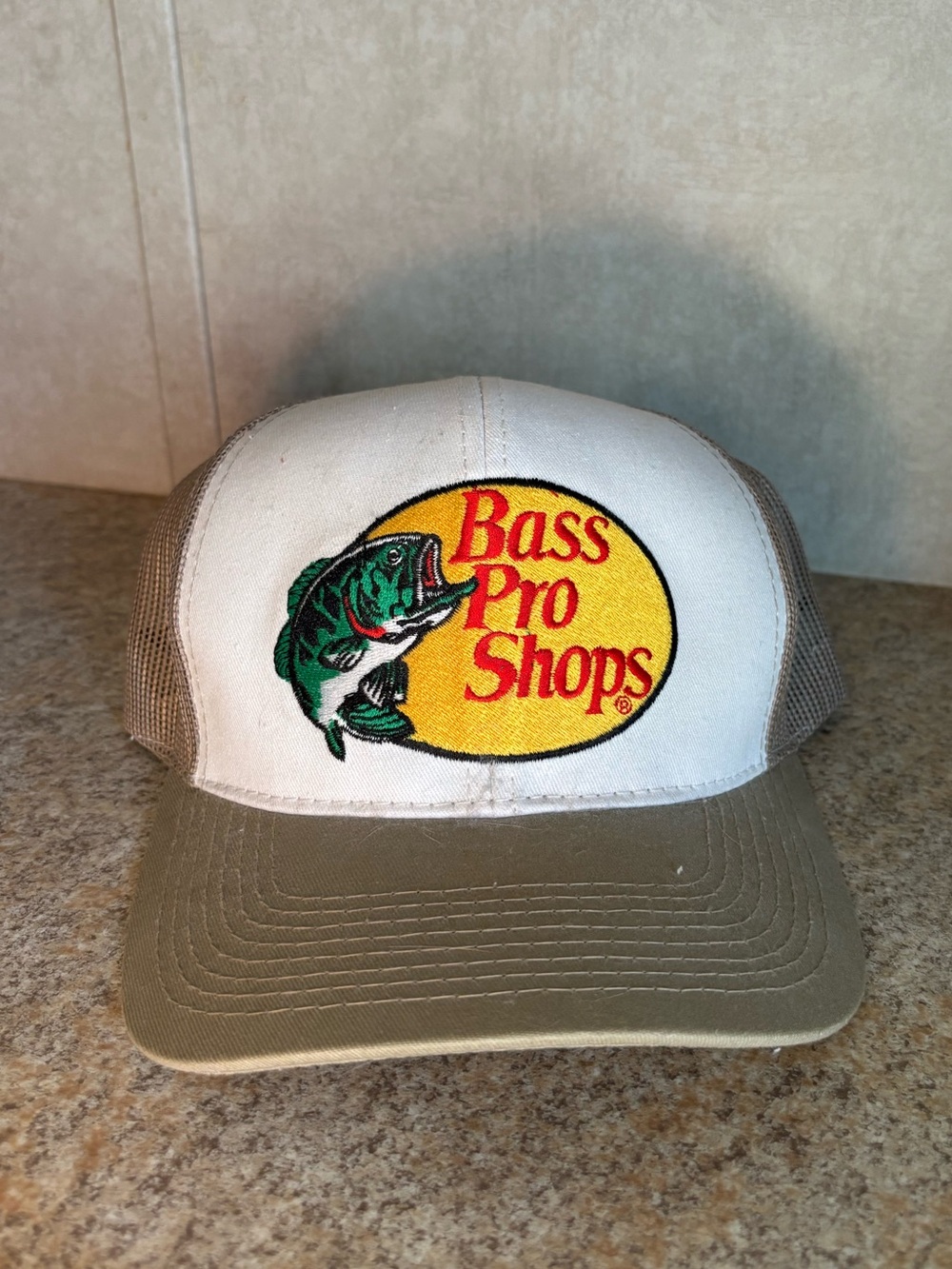 Bass Pro Shops Green & White Hat